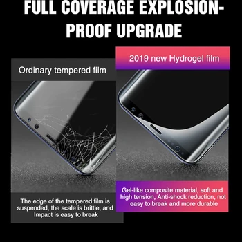 200pcs Hydrogel Fólia Pre Samsung Galaxy Note 10 Pro Poznámka 9 8 Screen Protector Note10 Note9 Jasné, Celý Kryt TPU Film Nie Sklo