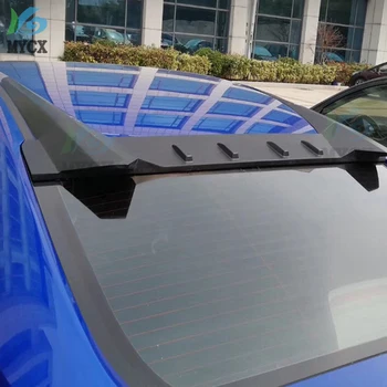 2017 Auto Zadné Okno Strešný Spojler pery Clonu R Štýl ABS Plast Chvost Krídlo vhodné na Honda Civic 10. 4DR Sedan 2016-2018