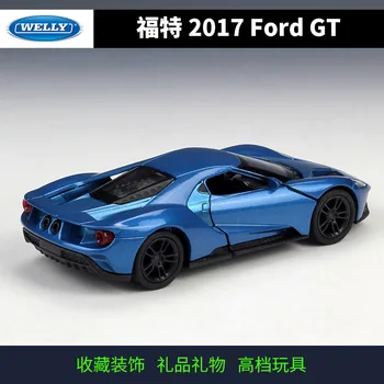 2017 Ford GT Ford Mustang GT WELL Autá 1/36 Kovové Zliatiny Diecast modely Áut Hračky