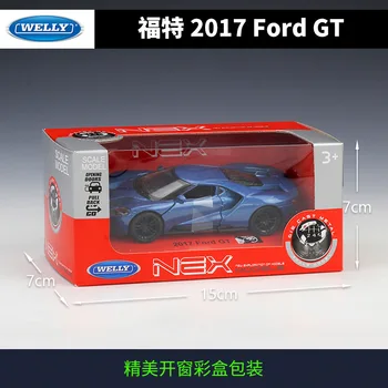 2017 Ford GT Ford Mustang GT WELL Autá 1/36 Kovové Zliatiny Diecast modely Áut Hračky