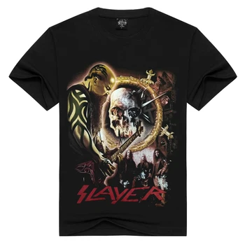 2018 hot predaj kapela Slayer Muži/ženy t-shirt je slayer Speed Metal t shirt mužov tričko punk oblečenie letné streetwear