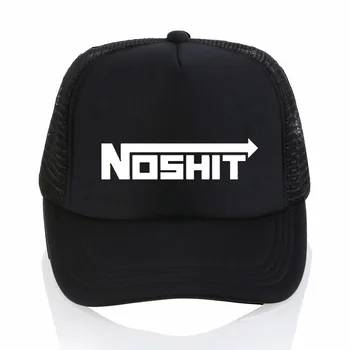 2018 Módy Nové NOShit Zábavné ČÍSLA Logo pánsku šiltovku Bežné oka trucker spp letných športov klobúk