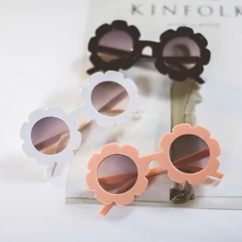 2018 Sun Flower deti slnečné okuliare chlapci dievčatá Kolo UV400 okuliare slnečné okuliare deti Krásne detské slnečné okuliare gafas de sol mujer