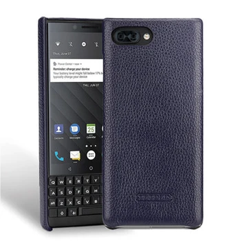 2018 Úplne Nový Zadný obal pre Blackberry TLAČIDLO 2 KEYTwo Luxusné Originálny Kožený Kryt Telefónu pre Blackberry KEY2 Prípade Slim Pokožky Shell