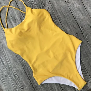2018 Ženy z Jedného kusu Šatka Bikiny, Monokiny Plavky Backless Plavky, plážové oblečenie Dámske Jeden Kus Pevnej Plávanie Oblečenie