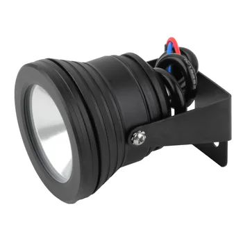 2019 1pcs Vonkajšie čierna farba Prípade 10W Podvodné LED Flood Umývanie Bazén Vodotesné Svetlo Spot Lampy 12V Whoelsale