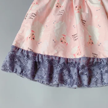 2019 Baby Dievčatá šaty kvetinový Kvetina boutique Dojčatá batoľa Detský volánikmi veľké dievča princezná šaty frocks