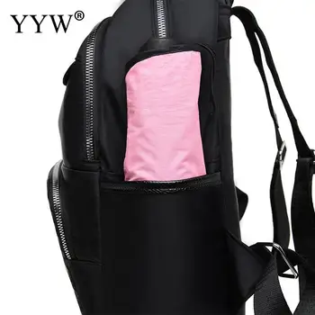2019 Bežné Oxford Batoh Ženy Black Vodeodolného Nylonu Schoolbags Pre Dospievajúce Dievča Kvalitné Cestovné Bagpack Tašky Cez Rameno