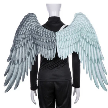 2019 Halloween 3D Anjel Krídla Mardi Gras Tému Party Cosplay Krídla Pre Deti, Dospelých Veľké Veľké Čierne Krídla Diabol Kostým