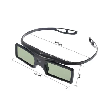 2019 HOT PREDAJ!HIGH END Bluetooth 3D Uzávierky Aktívne Okuliare pre Samsung/pre Panasonic pre Sony 3DTVs Univerzálny TV, 3D Okuliare