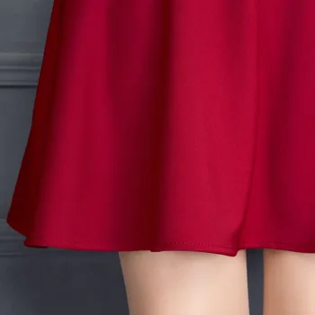 2019 Jar&jeseň Sexy Mini Sukne kórejský Slim Farbou Elastické Vrecko Vysoký Pás Skladaná Sukňa Plus Veľkosť Čierne čiary Sukne