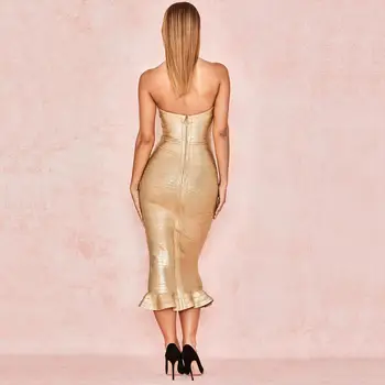 2019 Letné Šaty Ženy Sexy Bodycon Obväz Šaty Elegantné Trúby Party Šaty Dámske Vestidos