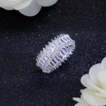 2019 Módne Lady Luxus plný Crystal milenca Prsteň pre ženu Krásne Crystal Prsteň, Šperky pre ženy, Vianočné darčeky