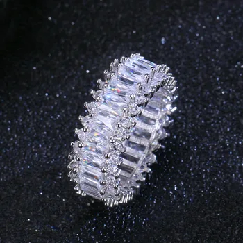 2019 Módne Lady Luxus plný Crystal milenca Prsteň pre ženu Krásne Crystal Prsteň, Šperky pre ženy, Vianočné darčeky