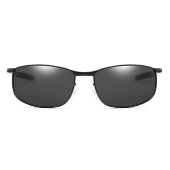 2019 Módne Polarizované slnečné Okuliare Mužov Značky Dizajnér Kovové Muž Čierne Slnečné Okuliare Jazdy Anti-UV Oculos De Sol Masculino