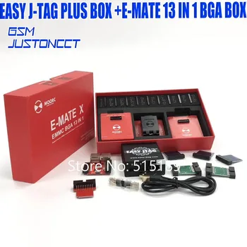 2019 Najnovšiu verziu Celý set Jednoduché Jtag plus rámček Jednoduché-Jtag plus rámček+E-MATE 13 v 1 bga box
