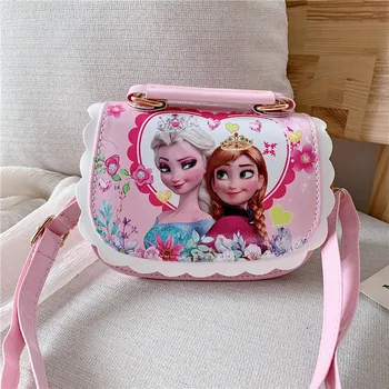 2019 nové Disney pu prenosné kabelky detí módna taška Messenger taška cartoon taška cez rameno mrazené kabelky