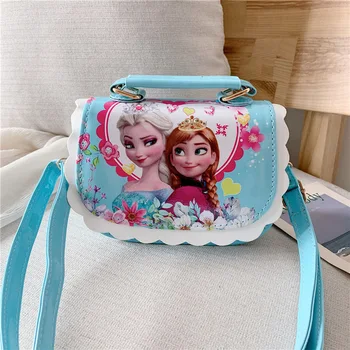 2019 nové Disney pu prenosné kabelky detí módna taška Messenger taška cartoon taška cez rameno mrazené kabelky
