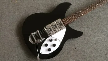 2019 nové + factory + čierna Rickenback 325 3 snímače elektrická gitara Vlastné Ricken 330 gitara jazz tremolo most doprava zadarmo