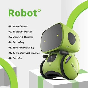 2019 Nový Typ Interaktívne Robot Roztomilá Hračka pre Inteligentné Robotické Roboty pre Deti Tanec Hlasové ovládanie Touch Control Hračky narodeninám