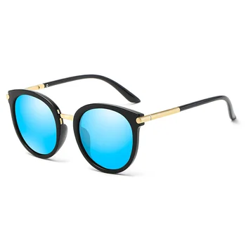 2019 Okrúhle Slnečné Okuliare Ženy Značky Dizajnér Sunglases Žena Slnečné Okuliare Módne Letné Zrkadlo Gafas Feminino Oculos De Sol