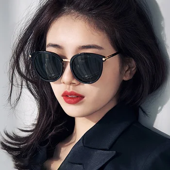 2019 Okrúhle Slnečné Okuliare Ženy Značky Dizajnér Sunglases Žena Slnečné Okuliare Módne Letné Zrkadlo Gafas Feminino Oculos De Sol