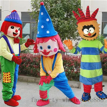 2019 Reklama Halloween Klaun Komické Maskot Kostým Party šaty pre Dospelých Karneval Ručne Kreslená Postavička Maskot Kostým Darček