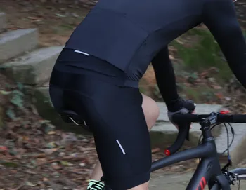 2019 SPEXCEL klasické všetky black Taliansko tkanina pro team dlhý rukáv cyklistické dresy tranning cyklistické preteky fit cyklistické oblečenie