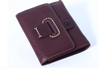 2019 unisex krava pokožky krátke zložky peňaženky mincu kabelku držiteľa karty
