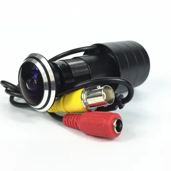2019 Upgrade Nové 170 Stupňov Široký Uhol Dverí Eye Kamera Sony Ccd 700TVL Bullet Mini CCTV Kamera, PAL