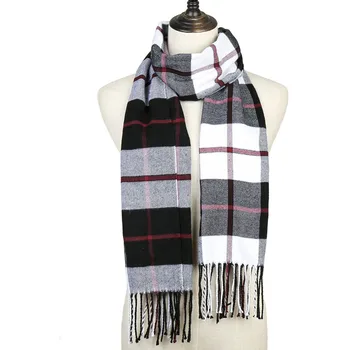2019 zimné kockovaný šál cashmere šatky pre ženy echarpe foulard femme dlhé vlny pashmina sjaal bufandas invierno mujer
