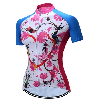 2019 Ženy, Cyklistika Dres Ropa Ciclismo Lady Tričko Krátky Rukáv Cyklistické Oblečenie Rýchle Suché Cyklistický Dres Cyklistické Oblečenie Maillot