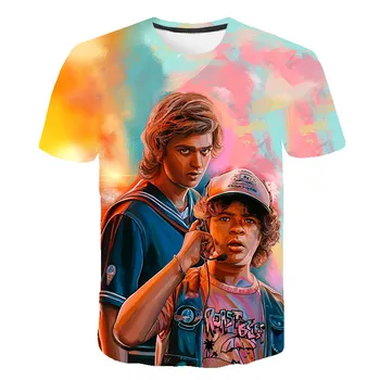 2020 3d Zvláštnejšie Veci Chlapčenské Oblečenie, Nové Značky O-neck T Shirt Mužov Funny T-shirt Príležitostné Letné Deti Oblečenie, Streetwear Topy Tees