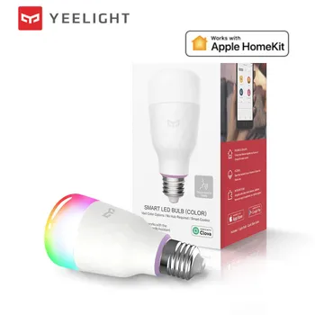 (2020 Aktualizovať verziu) yeelight smart LED žiarovka citrón 1S farebné 800 lúmenov 8.5 W Citrón Smart žiarovky Pracovať s Apple homekit