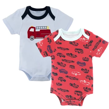 2020 Baby Chlapci Oblečenie Krátkym Rukávom Letné Bambusu Bavlnené Oblečenie 2 ks/set Fox Vytlačené Novonarodeného Chlapca Telo Oblečenie 0-12 mesiacov
