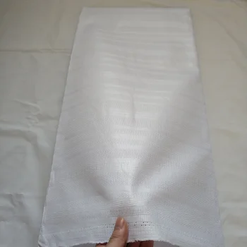 2020 Bielej farby Afriky Nigérijský Atiku čipky pre človeka handričkou atiku tkanina bavlna 5 metrov za kus atikulace