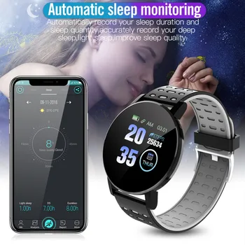 2020 Bluetooth Smart Hodinky Mužov Krvný Tlak Smartwatch Ženy Sledujte Sport Tracker Digitálne Hodiny Kapela WhatsApp Pre Android Ios