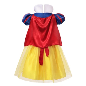 2020 Detí Dievča Sneh Biele Šaty pre Dievčatá Princezná Prom Šaty Deti Baby Darčeky Intant Party Oblečenie Fantázie Teenager Oblečenie
