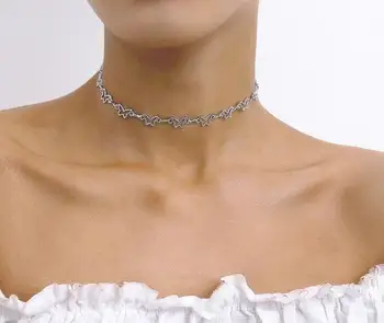 2020 gotický zlatý Motýľ reťazca igirl náhrdelník 90. rokov estetické egirl šperky počiatočné neclase ženy collier femme motýľ choker