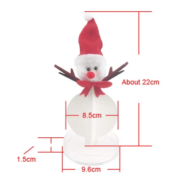 2020 H22xW9cm Biela Mágia Rastie Papier Snehuliak Strom Snow Man Kryštály Vianočné Stromčeky Zábavné Vzdelávacie Deti Hračky Pre Deti