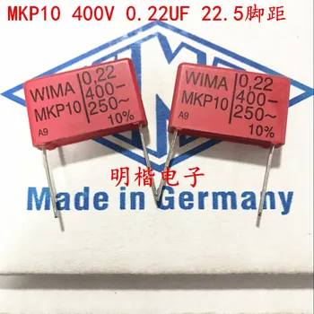 2020 hot predaj 10pcs/20pcs WIMA kondenzátor MKP10 400V 0.22 UF 400V 224 220N P: 22.5 mm Mieste Audio kondenzátor doprava zadarmo