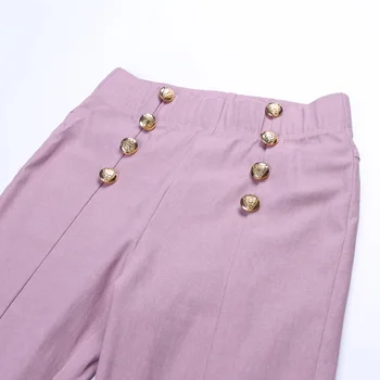 2020 Jar ceruzkou nohavice ženy vysoký pás nohavice, sexy slim fit, nohavice elegantné nohavice pevné ružové nohavice úrad pre dámy