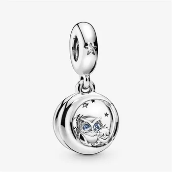 2020 Jar Nové 925 Sterling Silver Korálky Roztomilý Steh Pluto Patch Psa Charms fit Pôvodnej 3 mm Náramky Ženy DIY Šperky