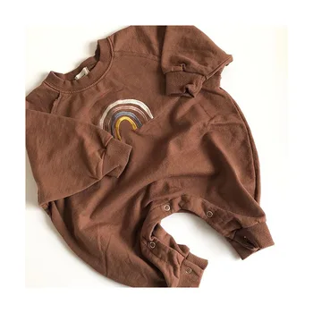 2020 Jeseň a v Zime, Horúca Rainbow Series Dieťa Jumpsuit Kórea baby girl zimné oblečenie