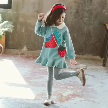 2020 Jeseň Zima Deti Oblečenie Batoľa Dievčatá Módne Šaty, Kostým Oblečenie Vyhovovali Deti Tepláková Súprava Pre Dievčatá Oblečenie Sets202
