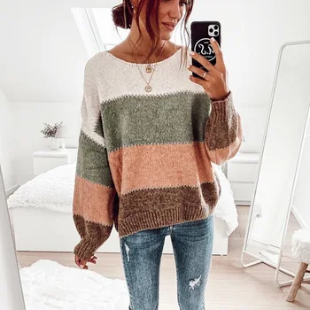 2020 jeseň/zima nové knitwear top hit spodnej časti hlavu sveter dámske odevy pletené sveter Ležérny top