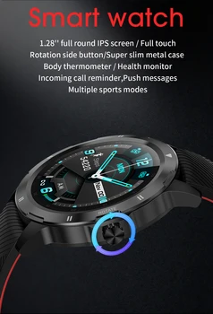 2020 K15 Smart Hodinky Mužov Nových Koľajových menu relojes inteligentes Teplota smarth sledovať Changable Popruh Pre Android IOS PK G20