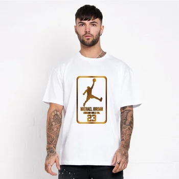 2020 lete nové Jordan23 biela T-shirt pánske, dámske hot predaj vytlačené T-shirt pánske oblečenie značky