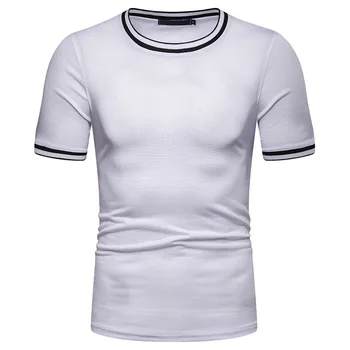 2020 Lete Nové Pohodlné Pohode Krátky Rukáv T Shirt Mužov O-krku Značky Módnych Príležitostné Voľné Tričká Mužov Fitness T-shirt