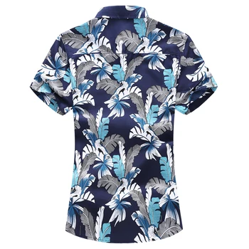 2020 Lete Noví ľudia, Havajská-Krátke rukávy Tričko Fashion Bežné Kvetinový Veľké Veľkosti Tričko Muž Značka Oblečenia 4XL 5XL 6XL